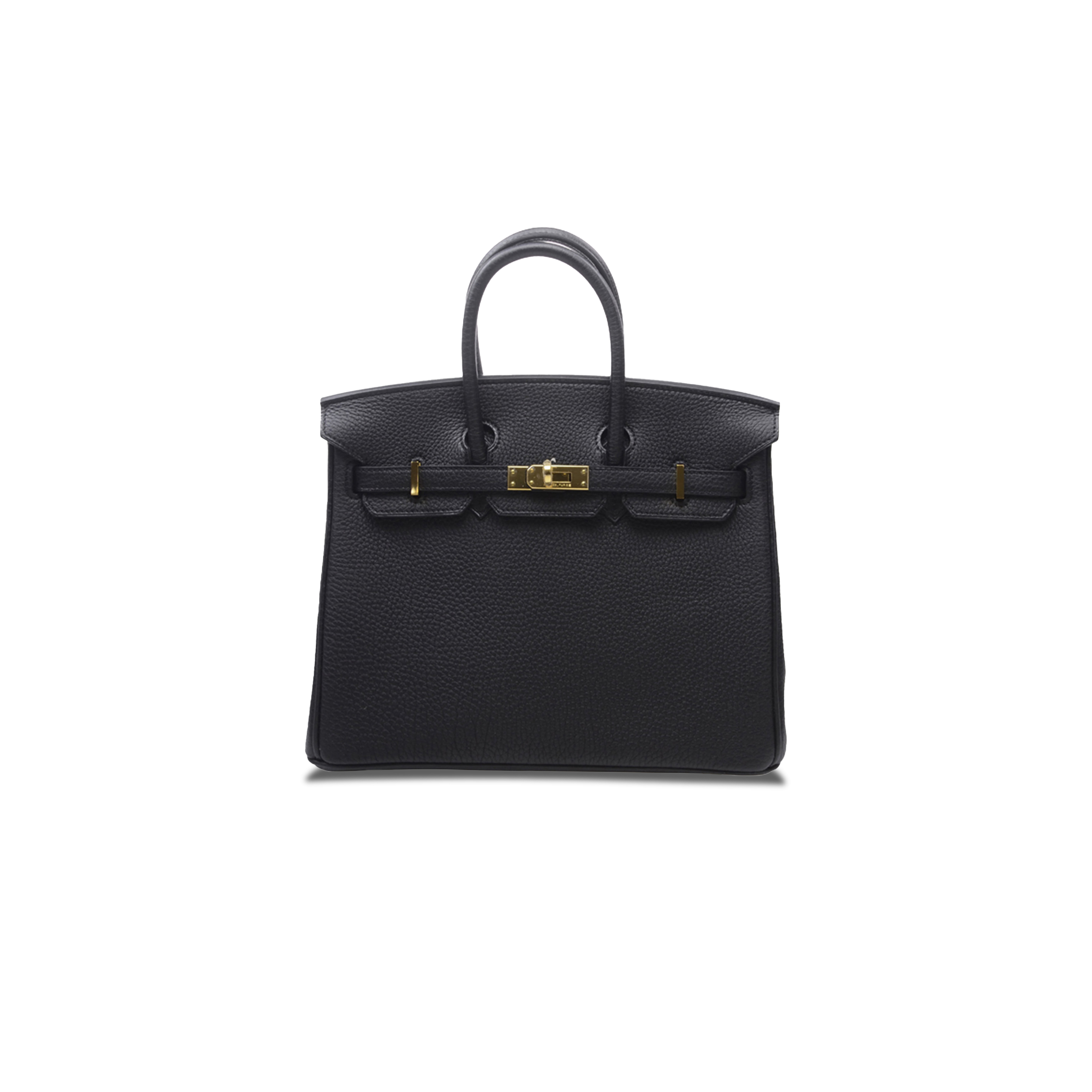H**mes master birkin 25 togo leather black gold buckle h028369cc89 (25*20*13cm)